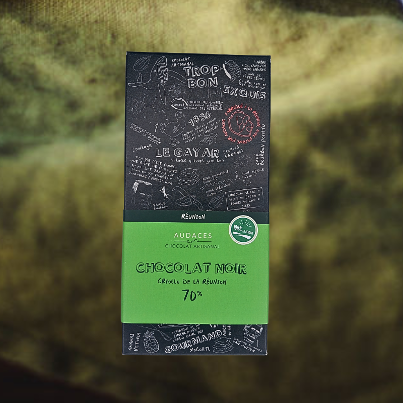 Chocolat noir de l'île de La Réunion 70% - Origine France