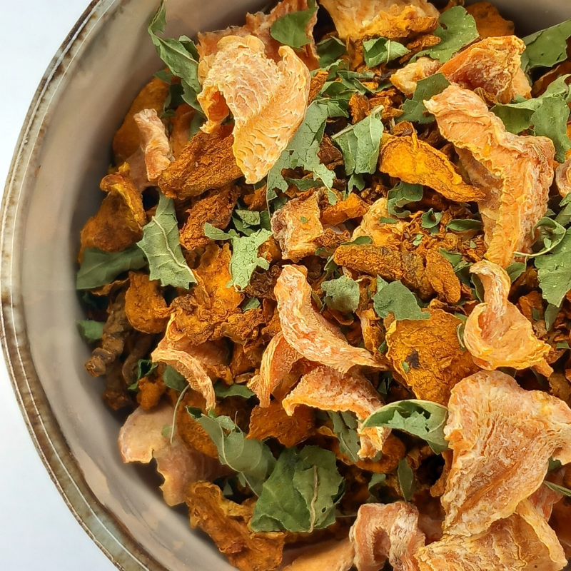 Infusion Carotte, Verveine, Curcuma