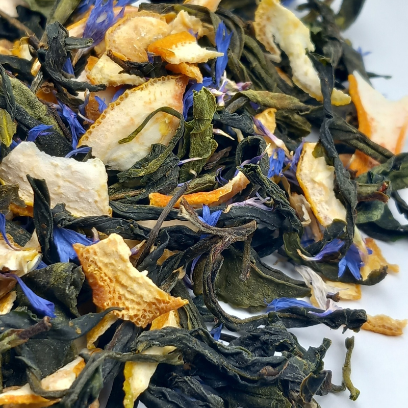 Thé Vert Français d'Occitanie, Bergamote et Citron de Menton - Earl Grey de France