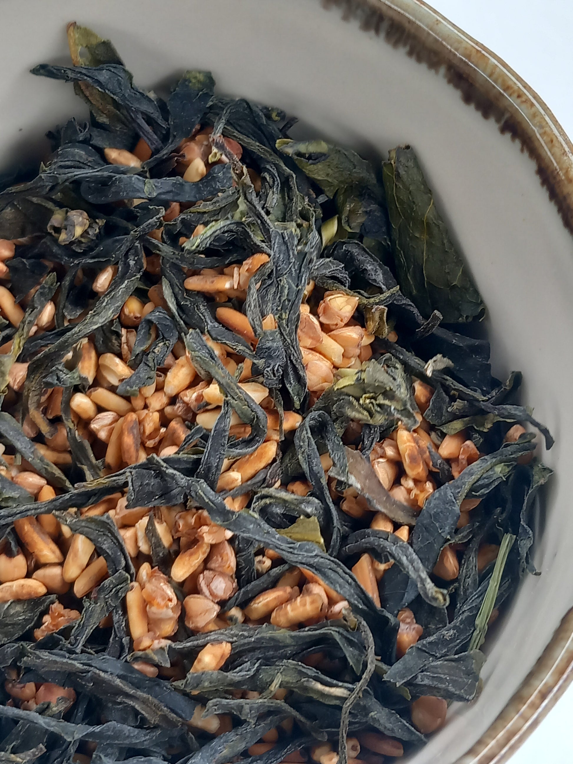 Thé Vert d'Occitanie Sarrasin torréfié de Bretagne et Riz de Camargue - Thé Vert d'Occitanie Façon Genmaicha
