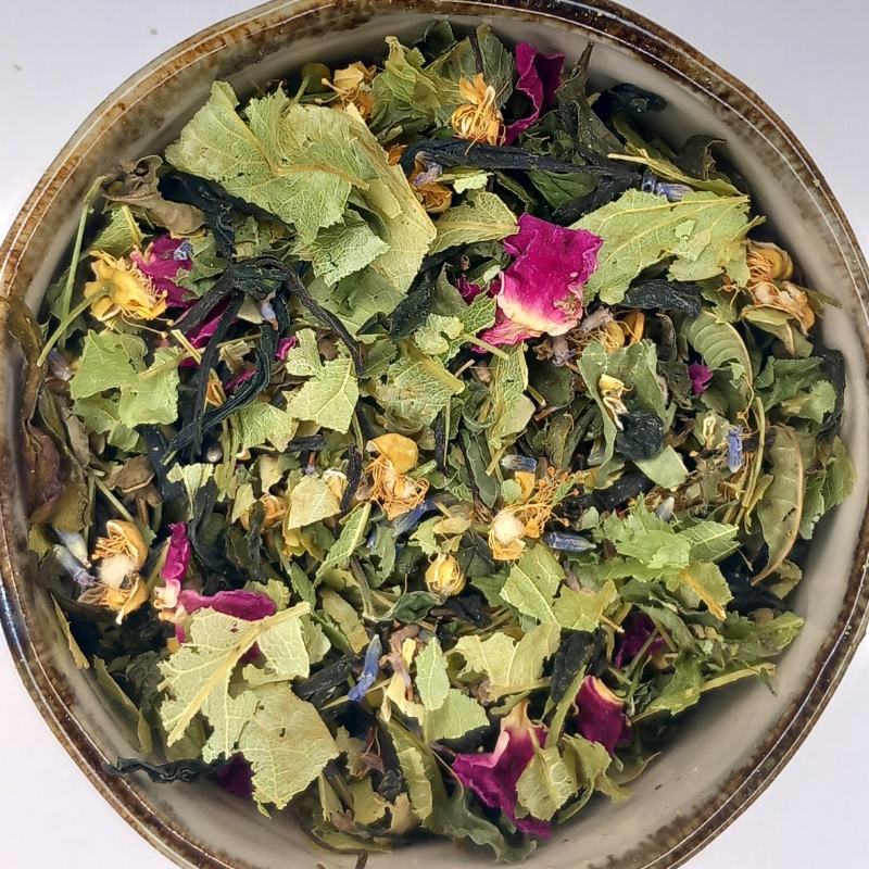 Thé Vert d'Occitanie Tilleul Verveine Menthe Lavande