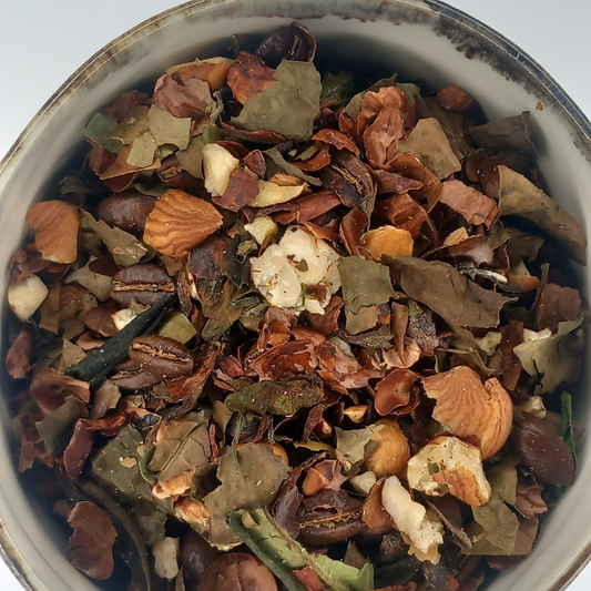 Thés Blancs de France Café-Cacao-Vanille de l'île de la Réunion et Noisettes d'Occitanie